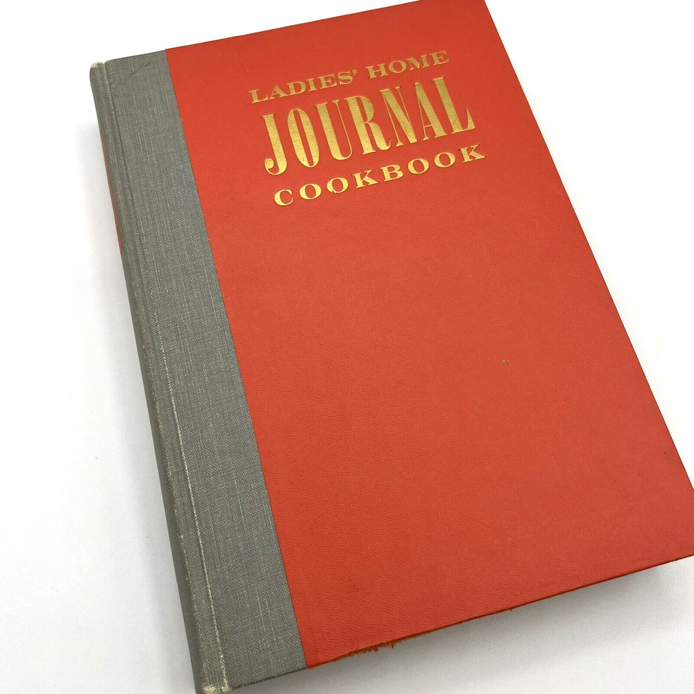 VINTAGE LADIES HOME JOURNAL COOKBOOK 1960 FIRST EDITION ILLUSTRATED RECIPES EUC